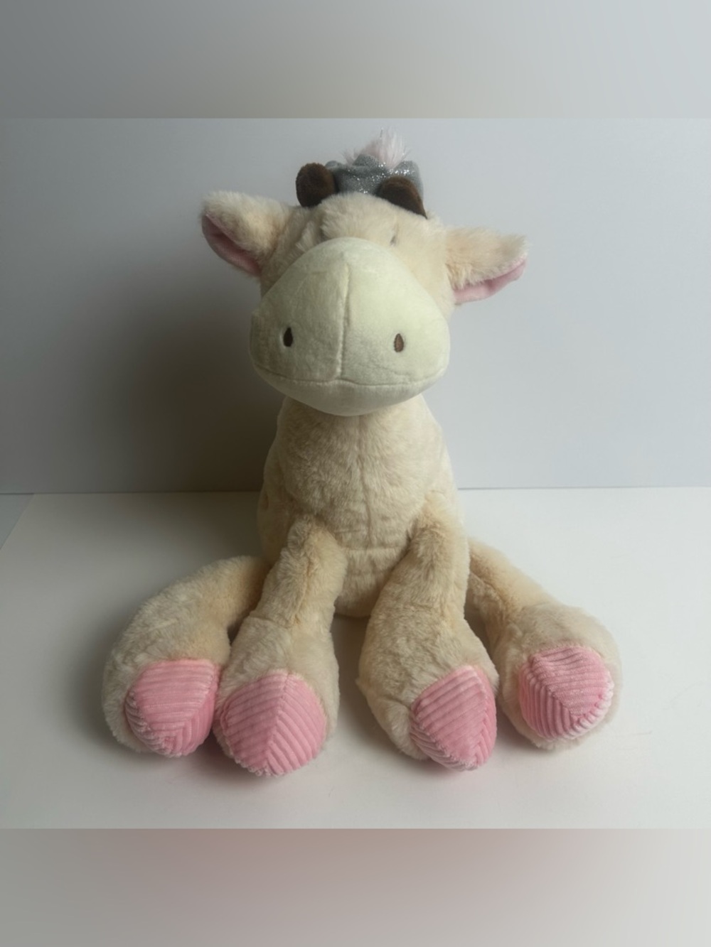 Giggle Scape Princess Giraffe Stuffed animal soft plush girls room baby girl